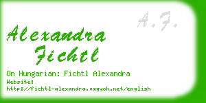 alexandra fichtl business card